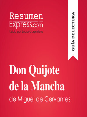 cover image of Don Quijote de la Mancha de Miguel de Cervantes (Guía de lectura)